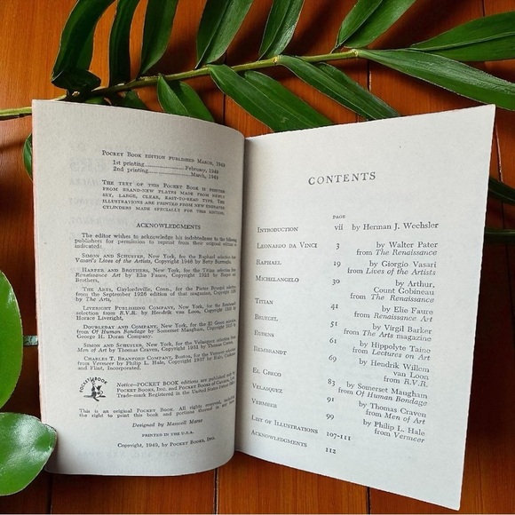 Vintage 1949 The Pocket Book of Old Masters – 64 Gravure Illustrations - Picture 4 of 9